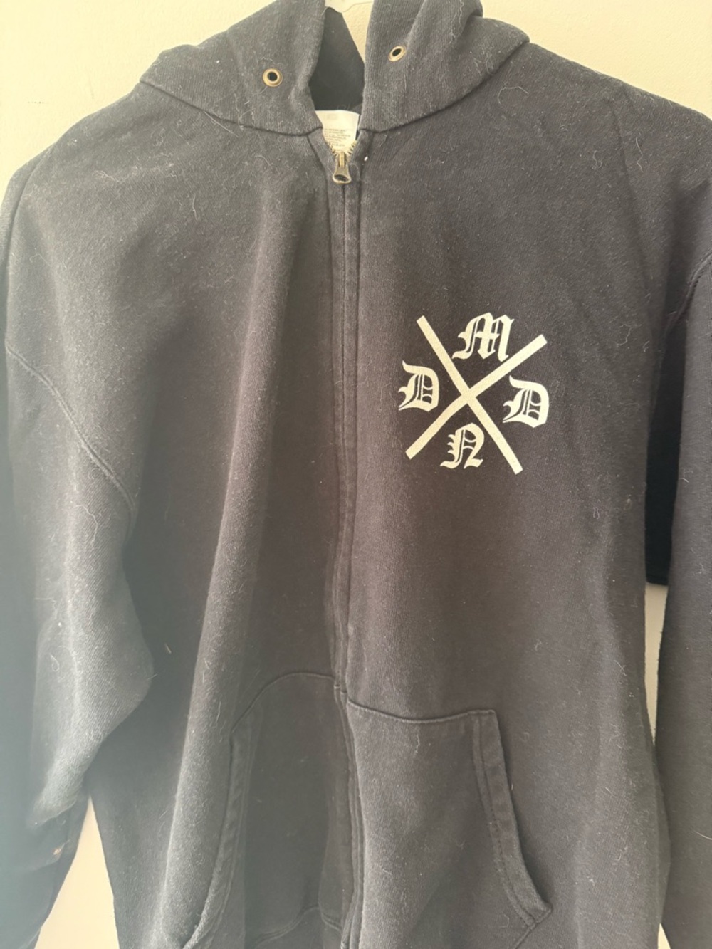Good Charlotte Madden Black Zip-Up Hoodie